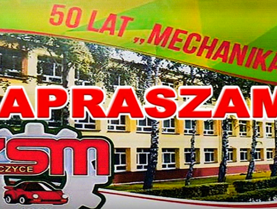 50 lat Mechanika - Zaproszenie