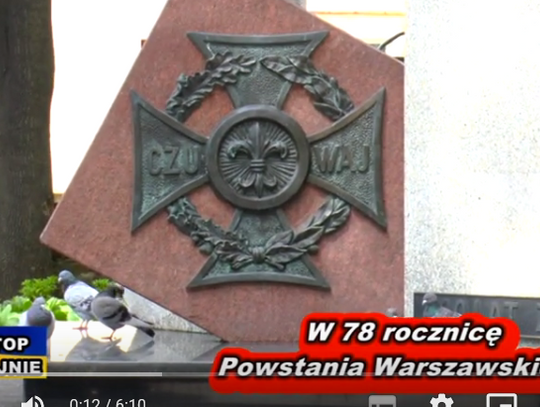 W 78 rocznicę powstania Warszawsiego