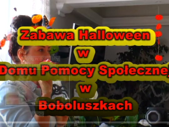 Zabawa Halloween w DPS Boboluszki 