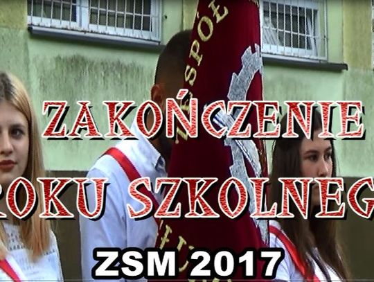 Zakończenie roku szkolnego w ZSM w Głubczycach - 2017
