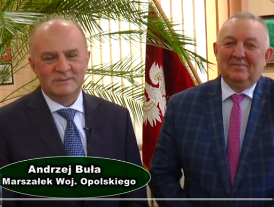 Życzenia świąteczne Marszalek woj opolskiego Burmistrz Glubczyc