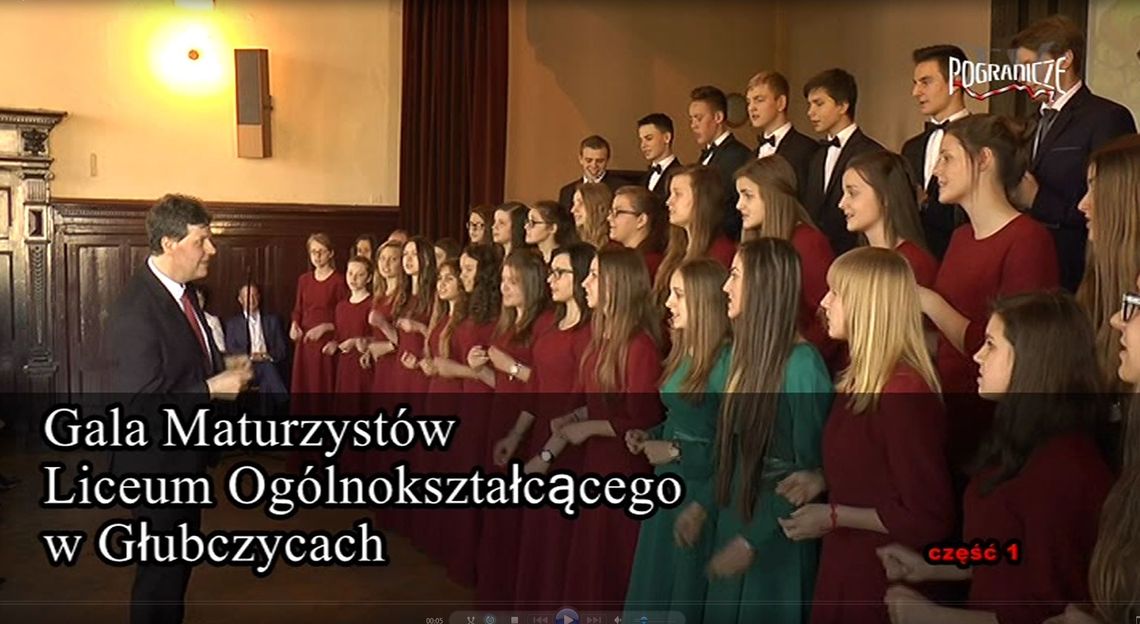 Gala Maturzystów Liceum Ogólnokształcącego  Głubczycach