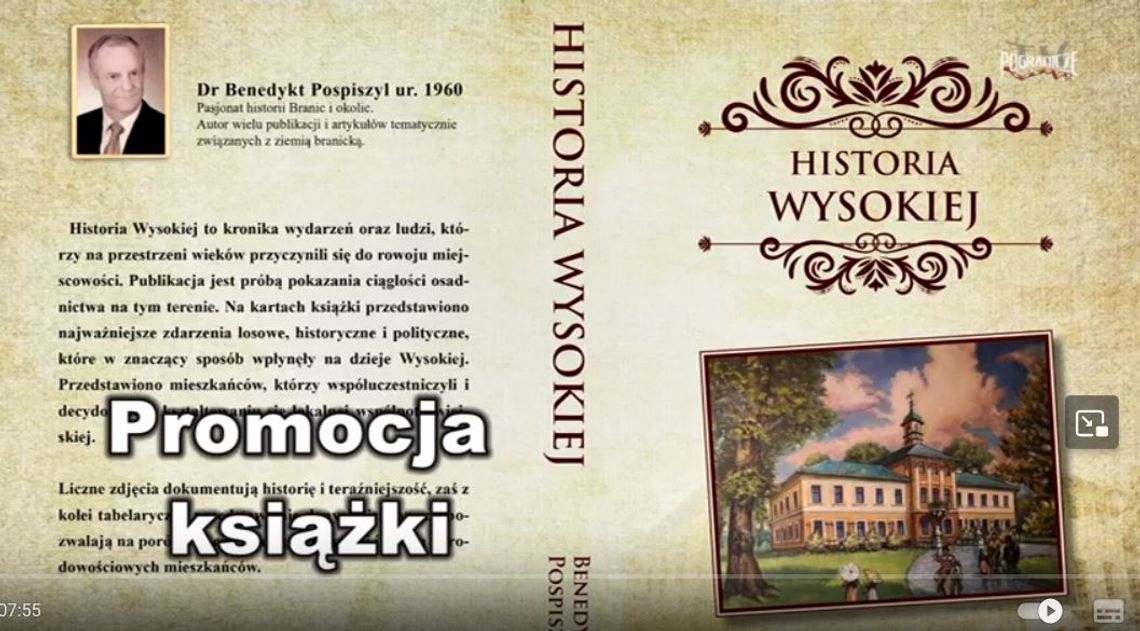 Historia Wysokiej promocja książki