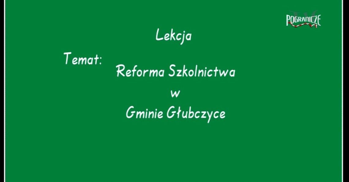 Reforma szkolnictwa w Gminie Głubczyce